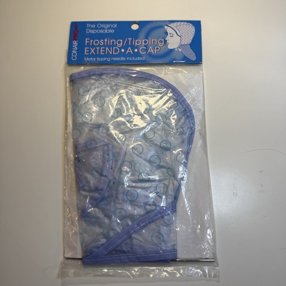 Conair Pro Extend-A-Cap Frosting Tipping Kit Disposable Cap + Metal Needle NIP